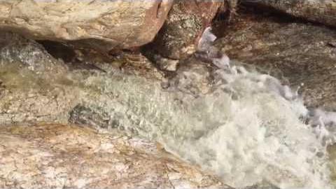 Watch: Snowmelt gushes down Catalina canyons